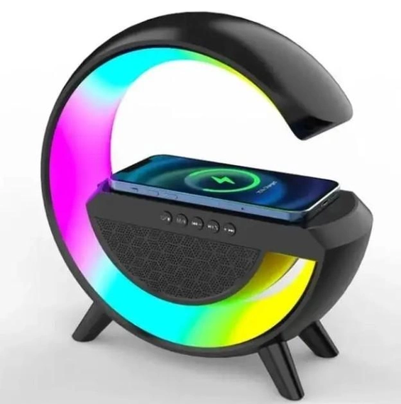 Настольная лампа G-Smart Light Sound Machine с беспроводной зарядкой (Black)