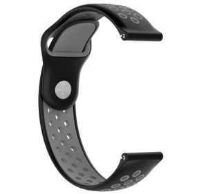 Спортивний ремінець Primo Perfor Sport годинника для Samsung Galaxy Watch 3 41mm (SM-R850) - Black&Grey