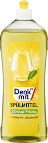 Засіб для миття посуду 1л Denk Mit Zitronen Fresh (цитрусова свіжість)