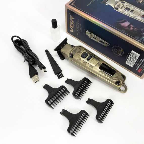 Машинка для стрижки від акб VGR V-901, Машинка для стрижки волосся потужна Набір машинок DX-63 | Зображення 9