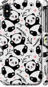 Чохол на iPhone X Панди "4318m-1050-2448"