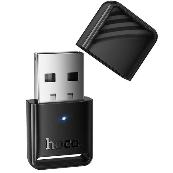 Bluetooth адаптер Hoco UA42 BT5.4 Black | Зображення 1