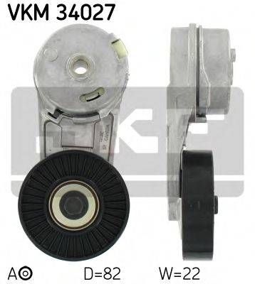 Натяжний ролик, поліклінового ременя (Вир-во SKF) SKF VKM34027 на CADILLAC BLS