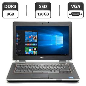 Ноутбук Dell Latitude E6420 / 14" TN / Intel Core i5-2520M (2(4) ядра по 2.5-3.2 GHz) / 8GB DDR3 / 120GB SSD / HD Graphics 3000 / WebCam / DVD-RW б/в