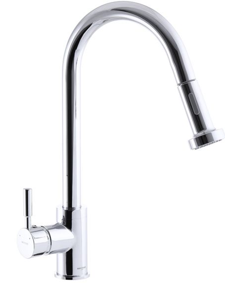 Змішувач для кухні MIXXUS Premium Hans 014 з висувною лійкою MI2882