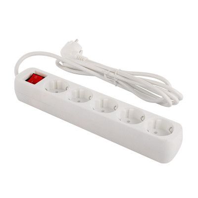 Сетевой фильтр питания ColorWay CW-PSEA52W, 5 розеток/ 2M white (CW-PSEA52W) | Зображення 2
