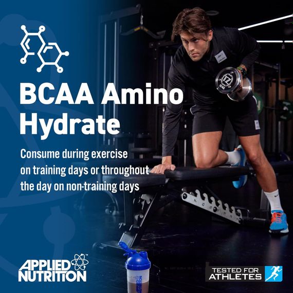 Комплекс амінокислот Applied Nutrition BCAA Powder Amino Hydrate (450g - 32 Servings) (Orange  Mango) | Зображення 2