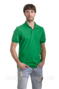 Чоловіча футболка Polo Поло, чоловіча поло з мікролакости з коміром