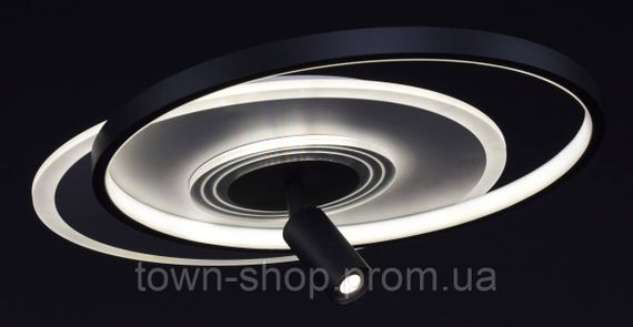 Люстра потолочная LED с пультом MJ50-500-bk-wh Белый 9х40х50 см. | Зображення 5