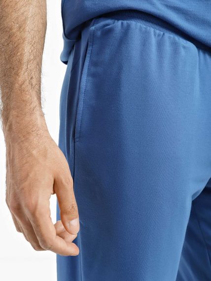 Штани чоловічі спортивні джоггери блакитні, 3XL | Зображення 2