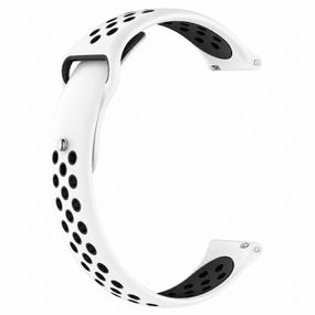 Силіконовий ремінець Active Air для Smart Watch 22mm White / Black
