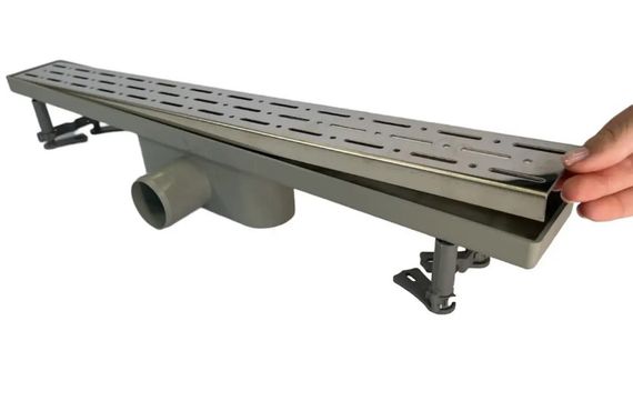 Душовий канал Maxiflow Classic Line 80 см решітка Дощ 4012.0Y050K.080.1 | Зображення 3