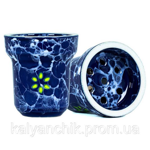 >Чаша для кальяна Solaris Eva Blue and White