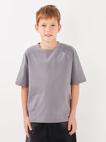 Футболка для хлопчика Dinomin 2615 134 см Графітовий shop (2000999454417)