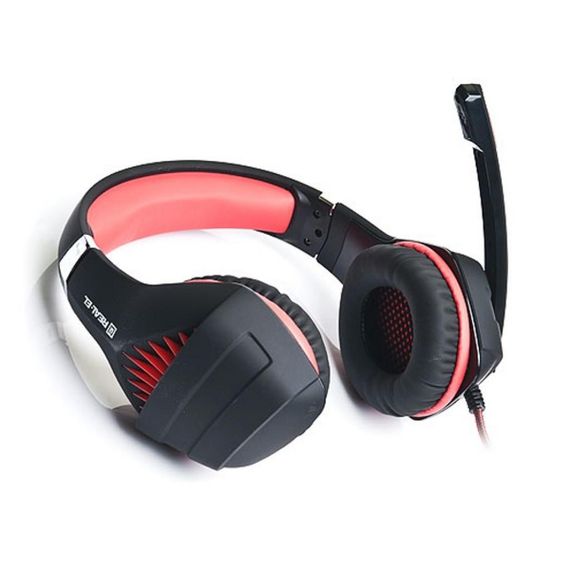 Навушники REAL-EL GDX-7600 Black-Red | Зображення 3