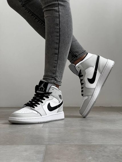 Кроссовки Air Jordan 1 High Grey Black весна/лето/осень 41 | Зображення 3