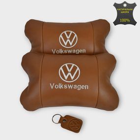 Подушка для голови в авто, Декоративные подушки с логотипом, Универсальная подушка на подголовник авто AJ-54