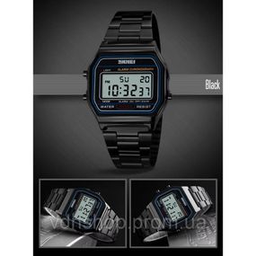 Часы retro vintage SKMEI 1123BK, Водонепроницаемые мужские часы винтажные на цепочке BU-76