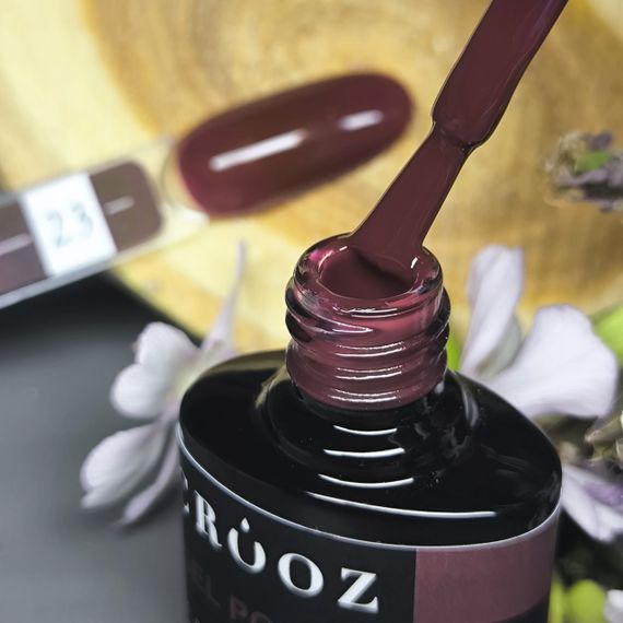 Гель-лак Crooz 23 (відтінок глибокого бордо) 8мл