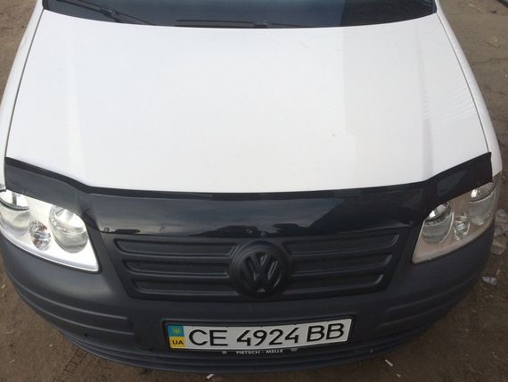 Зимова накладка на решітку (верхня) Матова для Volkswagen Caddy 2004-2010 рр | Зображення 1
