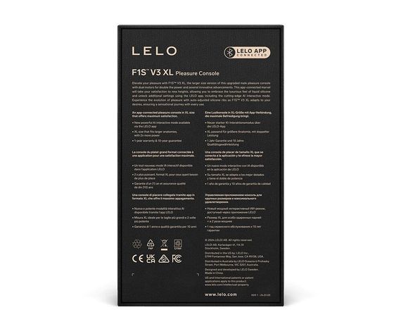 Смарт-мастурбатор LELO F1S V3 XL Red, збільшений, 2 мотори, 8 режимів, стимуляція звуковими хвилями | Зображення 4