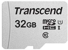 Карта памяти Transcend 32GB microSDHC C10 UHS-I R95/W20MB/s + SD адаптер (TS32GUSD300S-A)