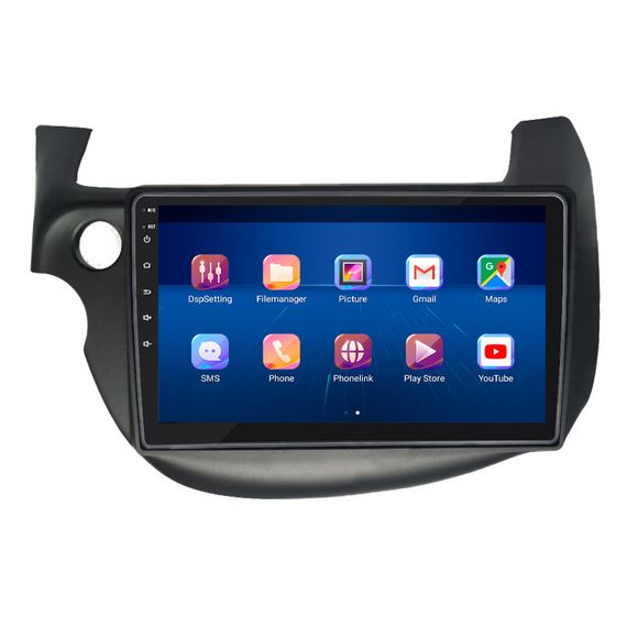 Штатная магнитола 10" Lesko для Honda Fit II 2007-2014 Top 4/32 4G WiFi GPS Хонда | Зображення 1