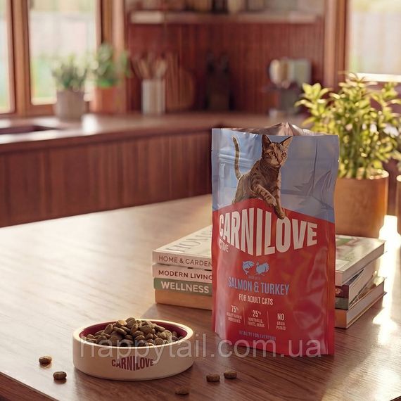 Беззерновой сухой корм Carnilove Active Salmon & Turkey для взрослых кошек лосось и индейка 2 кг (арт. 173713) | Зображення 7