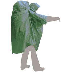 Дождевик Terra Incognita PonchoBag S/M зелёная (4823081502753)