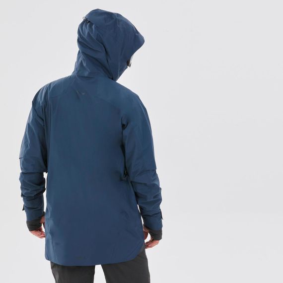 Куртка лижна чоловіча FR900 для фрирайду - Темно-синя - S | Зображення 3