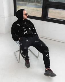 Костюм худі+штани дтф