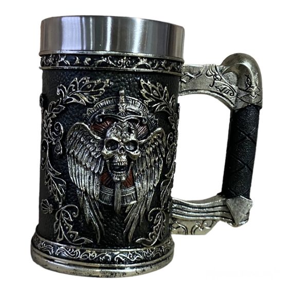 Кухоль Чашка 3D Меч у Черепі 500ml