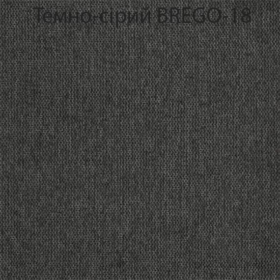Барний стілець Melvin Bar BK-Base, чорна кругла опора Ø 385, регулювання висоти сидіння, м'яка оббивка Текстиль темно-сірий BREGO-18 | Зображення 3