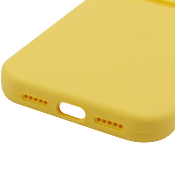Чохол Silk Full Camera Protective (AA) NO LOGO для Apple iPhone 17 Pro / 18 Pro (6.3") Жовтий / Yellow | Зображення 4