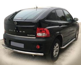Задняя защита AK002 (нерж) для SsangYong Action 2006-2024 гг