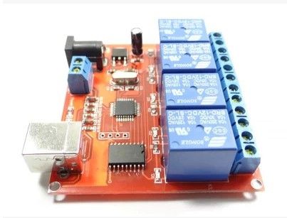 HID USB реле управления нагрузкой через компьютер 10A, 4 канала 5В | Зображення 4