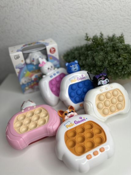 Іграшка-антистрес Pop it PRO Bear Blue / Електронна приставка консоль для дітей | Зображення 1
