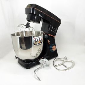 Планетарный мощный миксер Domotec R 6673 12 л, Миксер с насадкой для крема, Комбайн для теста тестомес MO-15