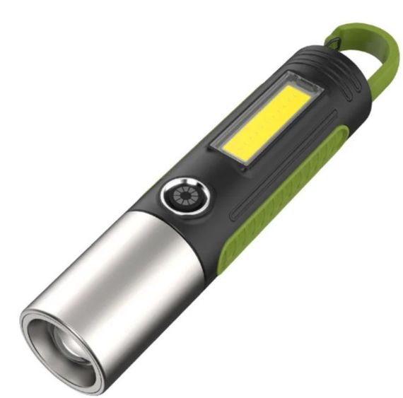 Фонарь ручной кемпинговый MHZ BL-S507 9065 USB, черно-зеленый