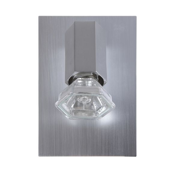Светильник настенный накладной спот HTL-23/1 Brushed Cr/Cr | Зображення 2