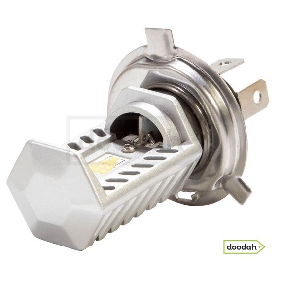 Мото лампа LED для Фары H4 / 15W / 9-32V / 1600LM / 6500K -  AUXITO 9003 H4 | Зображення 3