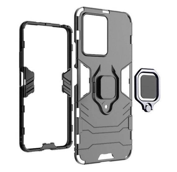 Чохол бампер Primolux Ring Armor для Xiaomi Redmi Note 12 Pro - Black | Зображення 5