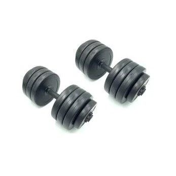 Гантели наборные композитные в пластиковой оболочке 2 шт по 19 кг Rock Pro NE-PL-G-019-2