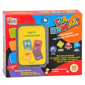 Настільна гра "Гра Пам'яті - Комахи" UKB-B 0045-6 4FUN Game Club, в коробці (6904660522053)