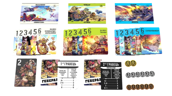 Настольная игра Звери на войне: По всем фронтам укр. | Зображення 1