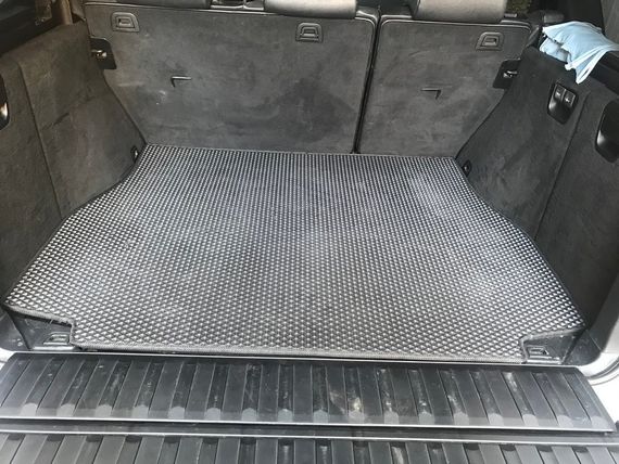 Коврик багажника (EVA, черный) для BMW X5 E-53 1999-2006 гг