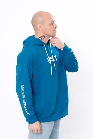Худі чоловічий Носи своє 50 Бірюзовий (p-13605-151652) | Зображення 2