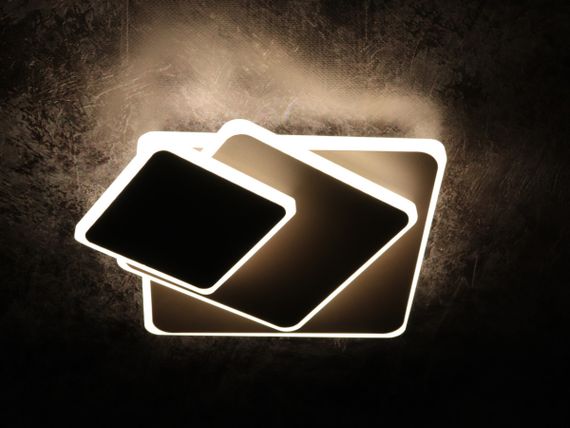 Сучасний креативний світильник стельовий LED для кухні ванної офісу 25468 Коричневий 7х25х40 см.