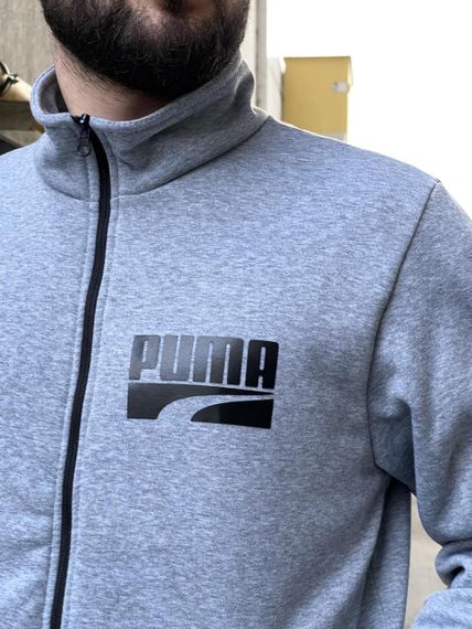 Чоловічий спортивний костюм Puma сірий | Зображення 3