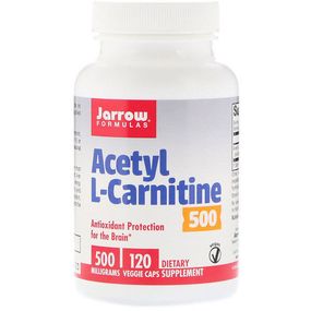 Комплекс Ацетил/Карнітін Jarrow Formulas Acetyl L-Carnitine 500 mg 120 Caps